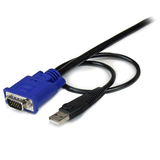StarTech.com SVECONUS10 Ultra Thin USB VGA 2- Inch-1 KVM Cable