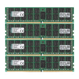 Kingston Technology 64GB RAM Kit (4x16GB) 2133MHz DDR4 ECC Reg CL15 DIMM DR x 4 with TS Server Memory (KVR21R15D4K4/64)