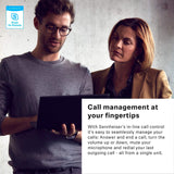 Samsung SC 260 USB MS II (506483) - Single-Sided Business Headset | for Skype for Business, Softphone, and PC | with HD Sound, Noise-Cancelling Microphone (Black)