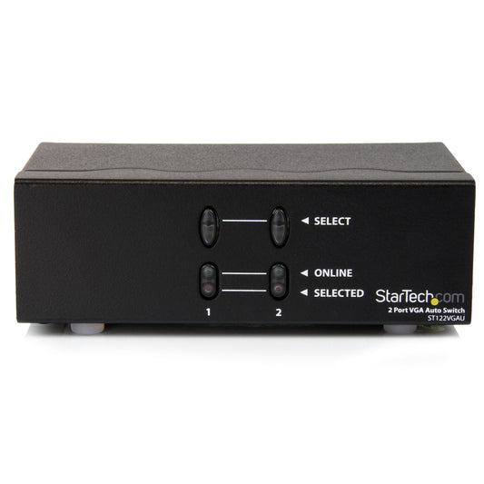 StarTech.com 2 Port VGA Auto Switch - VGA auto Switcher - VGA auto Switch - 2 Port VGA Switch (ST122VGAU)