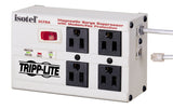 Tripp Lite ISOTEL4ULTRA Isobar Surge Protector Metal RJ11 4 Outlet 6-Feet Cord 3330 Joules