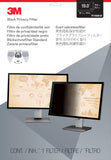 3M Computer Privacy Screen Filter for 19 inch Monitors - Black - Widescreen 16:10 - PF190W1B