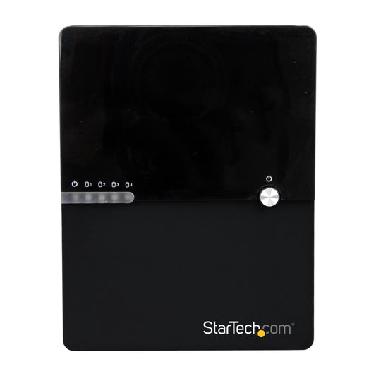 STARTECH USB 3.0/eSATA 4-Bay SATA III Hard Drive Enclosure with Built-In HDD Fan and UASP (S3540BU33E)