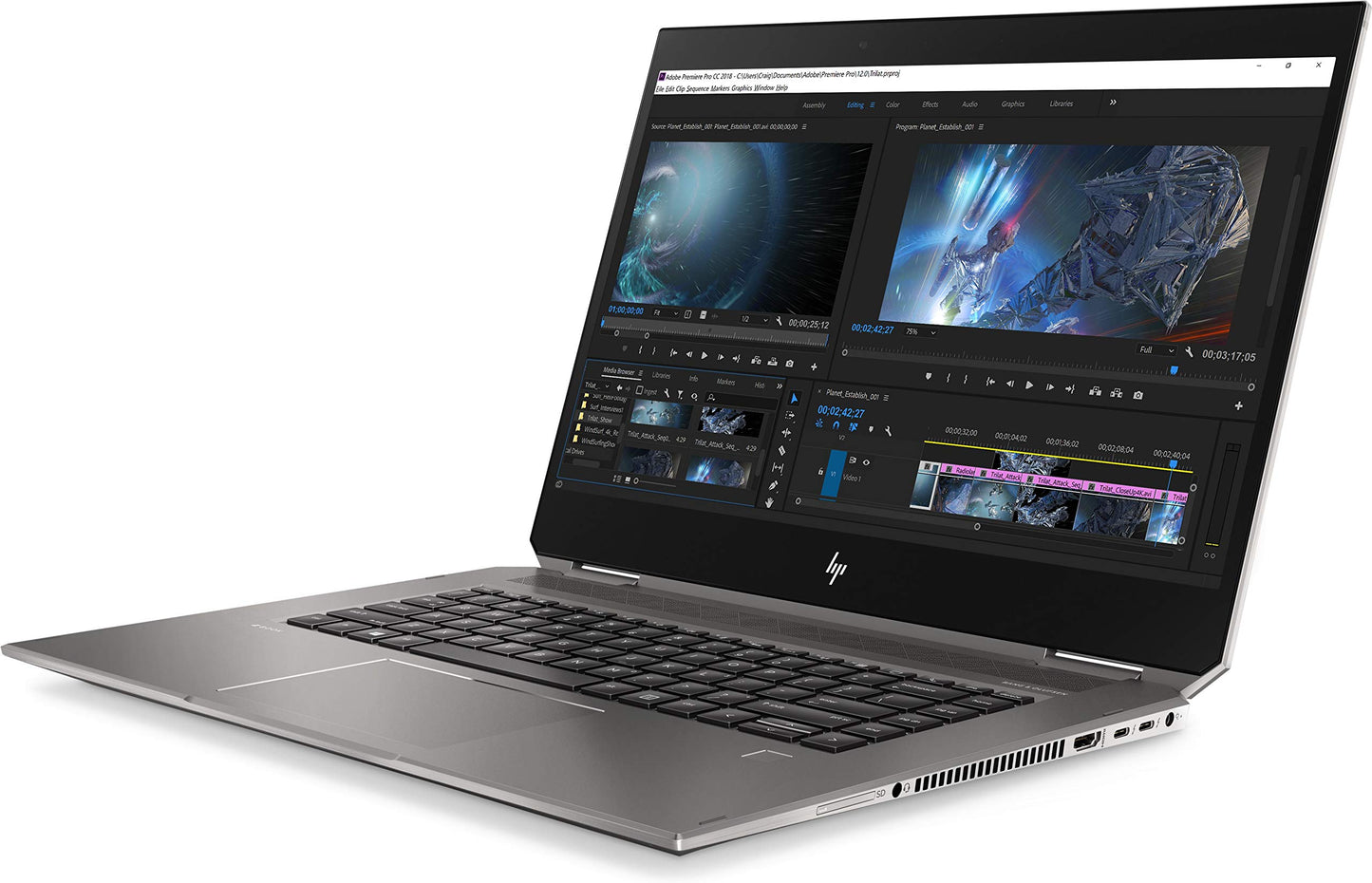 HP Zbook Studio X360 G5 Mobile Workstation