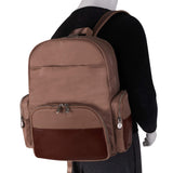 McKlein 18364 USA Cumberland 17" Nylon Dual Compartment Laptop Backpack Khaki