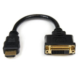 StarTech.com HDMI Male to DVI Female Adapter - 8in - 1080p DVI-D Gender Changer Cable (HDDVIMF8IN)