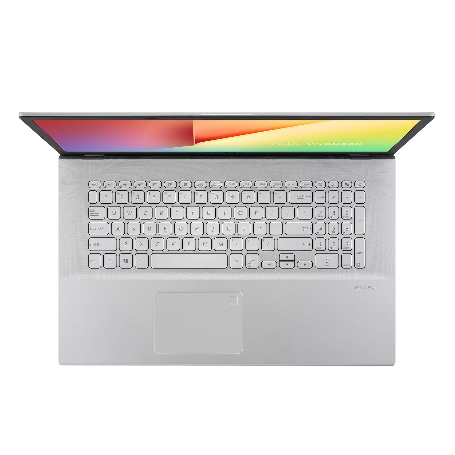 Asus Vivobook 17 F712DA Thin and Light Laptop, 17.3" HD+, Intel Core I5-8265U Processor, 8GB DDR4 RAM, 128GB SSD + 1TB HDD, Windows 10 Home, Transparent Silver, F712DA-DB51