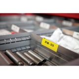 Dymo Rhino 1IN Vinyl Label Cassette 24mm, Yellow (1805431)