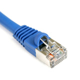 StarTech.com S45PATCH6BL Snagless Shielded RJ45 F/UTP Cat 5e Patch Cable, 6-Feet (Blue)