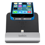 Belkin F8J088bt ChargeSync Express Dock with Lightning Cable Connector for iPad Air, Air 2, 4th Gen, Mini 4, Mini 3, Mini 2, Mini, iPhone 6S, 6S Plus, 6, 6 Plus, 5, 5S, 5c, and iPod Touch 7th Gen