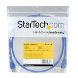 StarTech.com USB3SEXT1M 1m Blue SuperSpeed USB 3.0 Extension Cable A to A - Male to Female USB 3 Extension Cable Cord 1 m