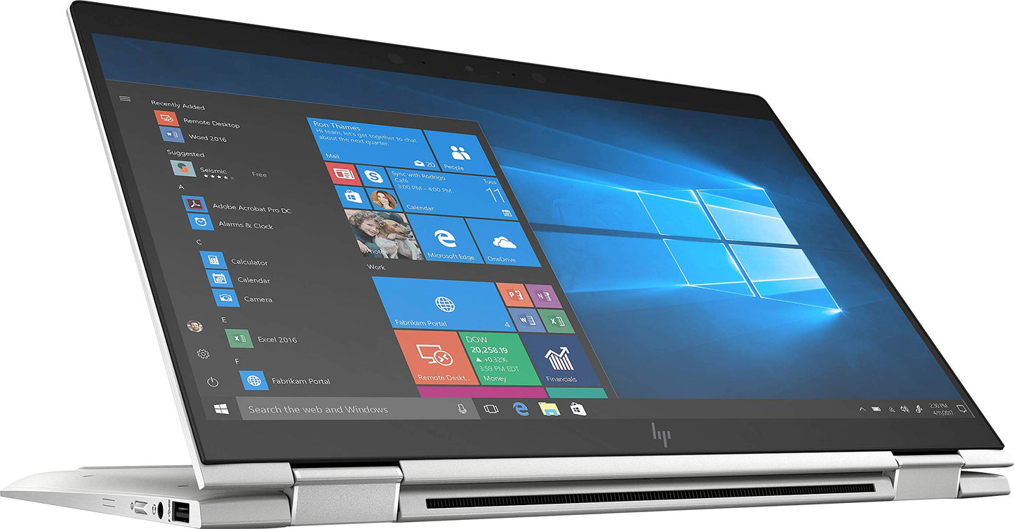 HP Elitebook X360 1030 G4 13.3" Touchscreen 2 in 1 Notebook - 1920 X 1080 - Core i7 i7-8565U - 16 GB RAM - 256 GB SSD - Windows 10 Pro 64-bit - Intel UHD Graphics 620 - in-Plane Switching (IPS) T
