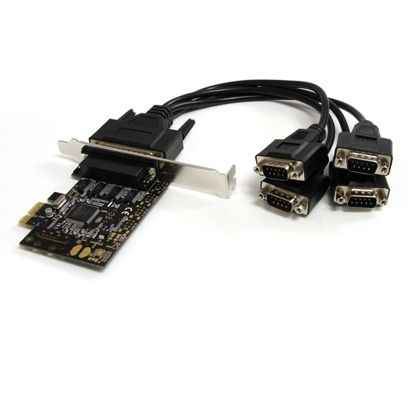 StarTech.com PEX4S553B 4-Port RS232 PCI Express Serial Card with Breakout Cable