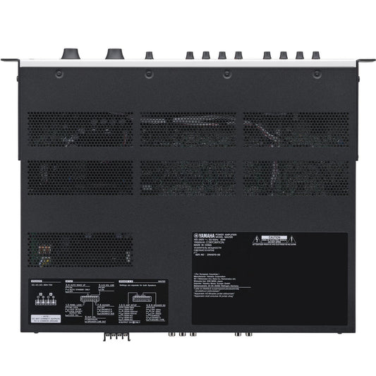 Mixer Amp with 2 Stereo Inputs and 6 Mic/Line Inputs. Output Eq and Crossover, C