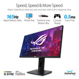 Asus VG258QR 24.5" Gaming Monitor 165Hz Full HD (1920 X 1080) 0.5ms G-Sync Eye Care DisplayPort HDMI DVI-D