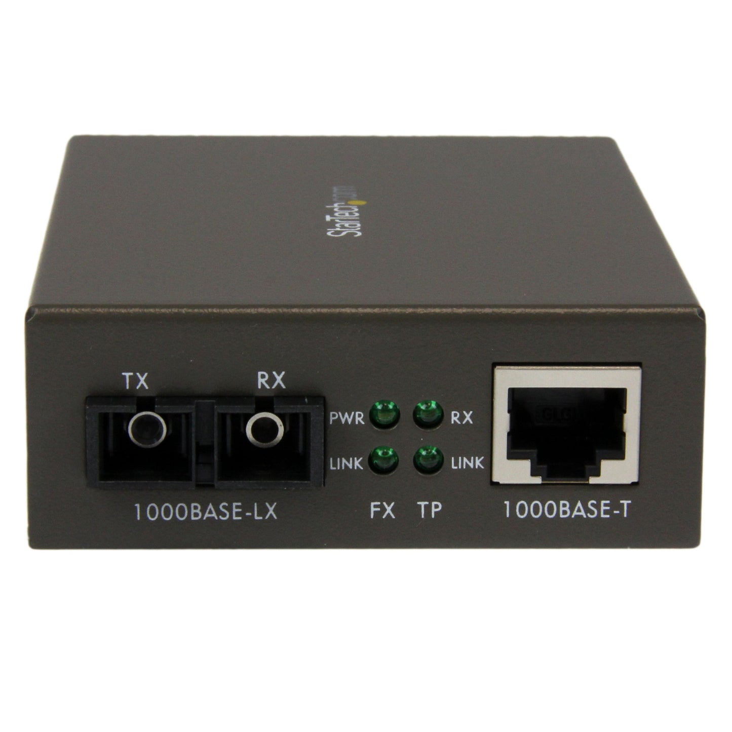 StarTech.com Gigabit Single-Mode Fiber Ethernet Media Converter - SC - 15km - 1000Mbps Copper-to-Fiber Media Converter (MCMGBSC15)