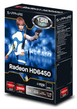 Refurbished Sapphire Radeon Hd 6450 1 GB DDR3 Hdmi/Dvi-D/Vga PCi-Express Graphics Card 100322L