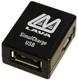 LAVA SimulCharge USB 1-port Adapter for Samsung Galaxy Tab 4/S/PRO/Note - Model TL-002 (Micro USB OTG Host & Charge)
