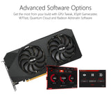 ASUS AMD Radeon RX 5700 Overclocked 8G GDDR6 Dual Fan EVO Edition HDMI DisplayPort Gaming Graphics Card (DUAL-RX5700-O8G-EVO)
