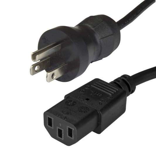StarTech.com Hospital Grade Power Cord - 6 ft / 2m - NEMA 5 15P to C13 - Power Supply Cord - Monitor Power Cable (PXTMG1016)