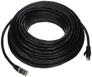 C2G 28705 Cat5e Cable - Snagless Shielded Ethernet Network Patch Cable, Black (75 Feet, 22.86 Meters)