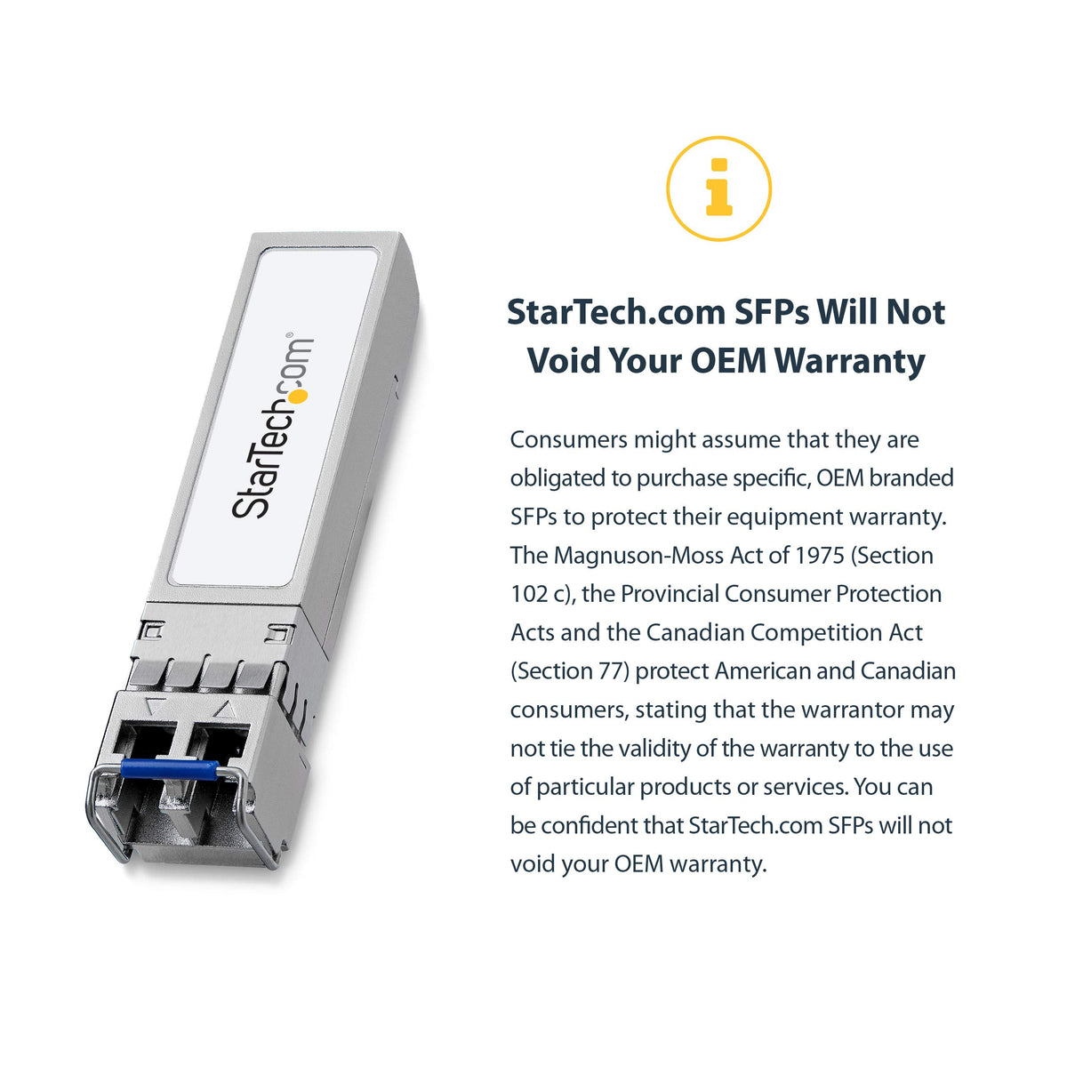 STARTECH HP J4858C Compatible SFP Module, 1000BASE-SX Fiber Optical Transceiver, J4858CST