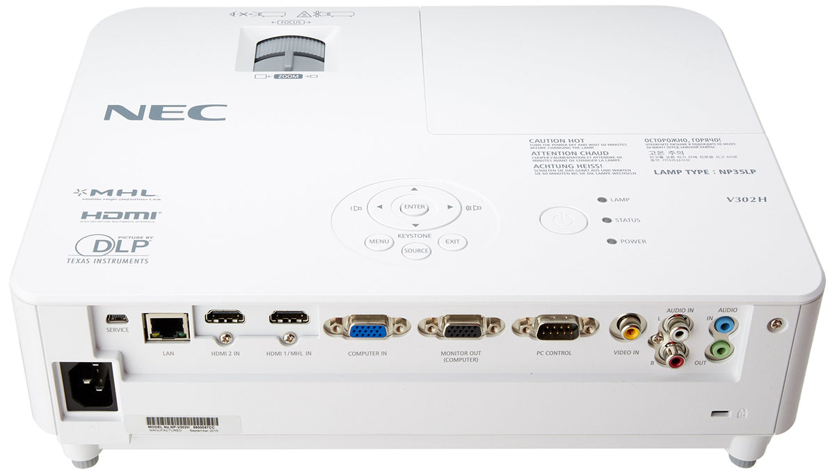 NEC Higher Brightness Video Projector (NP-V302H)