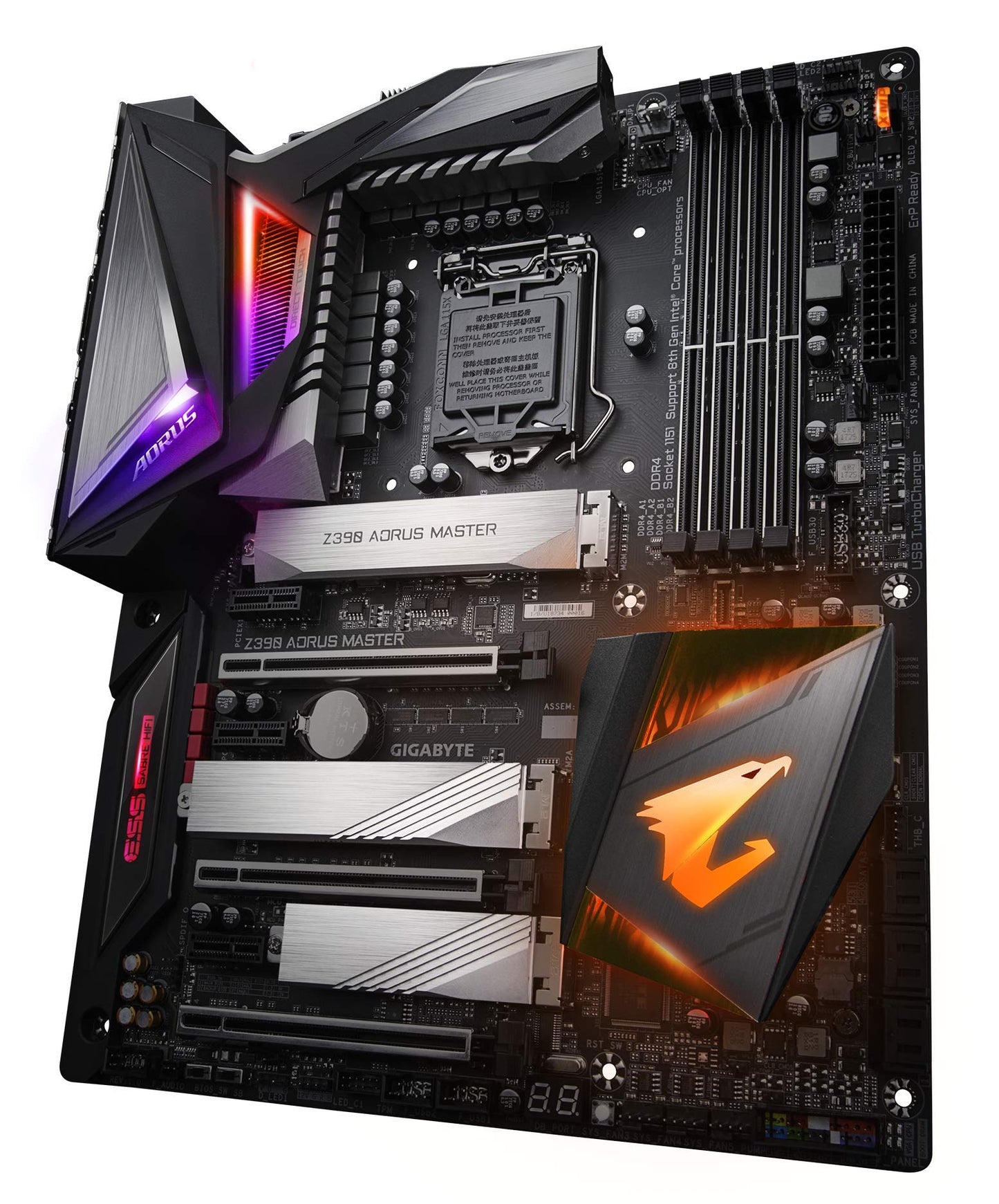 Gigabyte Z390 AORUS Master (Intel LGA1151/Z390/ATX/3xM.2 Thermal Guard/Onboard AC Wi-Fi/ESS Sabre DAC/Gaming Motherboard)