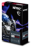 Sapphire 11265-07-20G Radeon Nitro+ Rx 580 4GB GDDR5 Dual HDMI/ DVI-D/ Dual DP with Backplate (UEFI) PCI-E Graphics Card