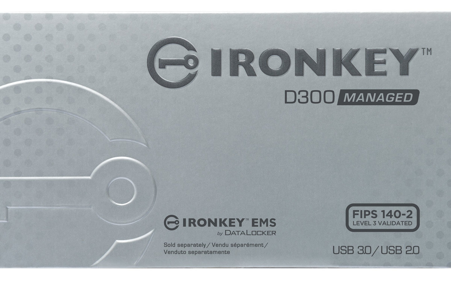 KINGSTON 4GB IRONKEY D300 MANAGED ENCRYPTED USB 3.0 FIPS LEVEL 3
