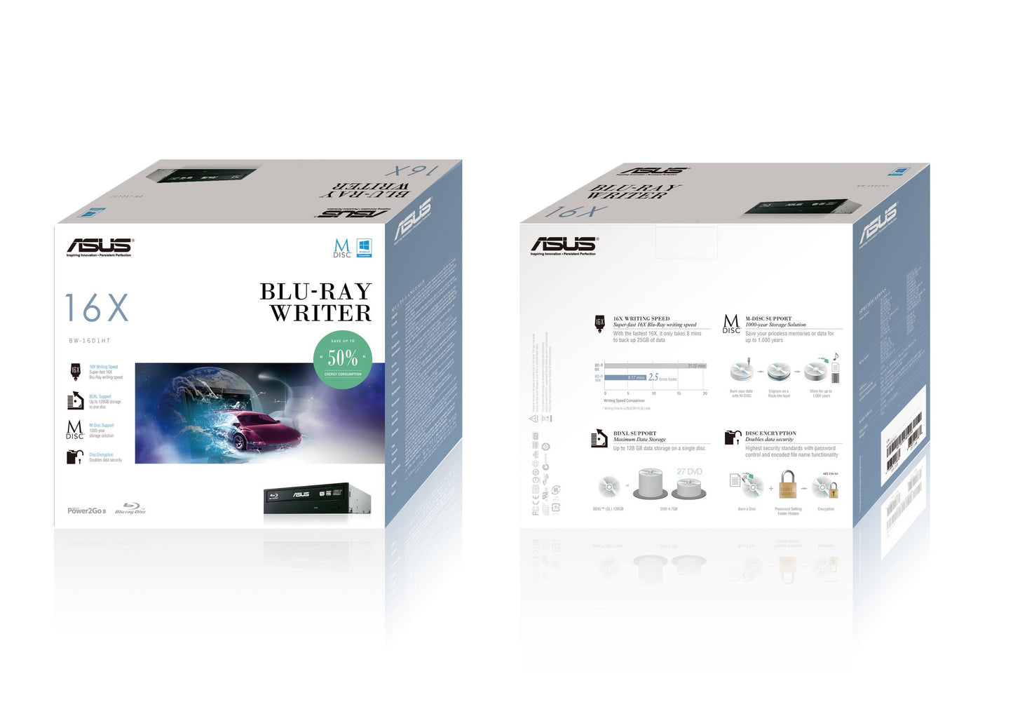 ASUS Computer International Direct Blu-Ray Writer BW-16D1HT