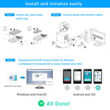 ASUSTOR AS6302T, 2 Bay NAS (Diskless) Intel Celeron Dual-Core 2.0GHz Processor, 2GB DDR3L RAM