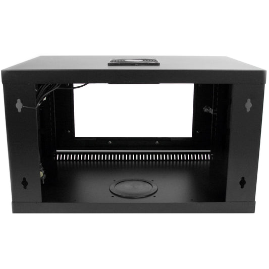 StarTech.com RK619WALL 19-Inch 6U Wall Mount Server Rack Cabinet with Acrylic Door (Black)