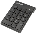 Manhattan Wireless Numeric keypad Black 178846