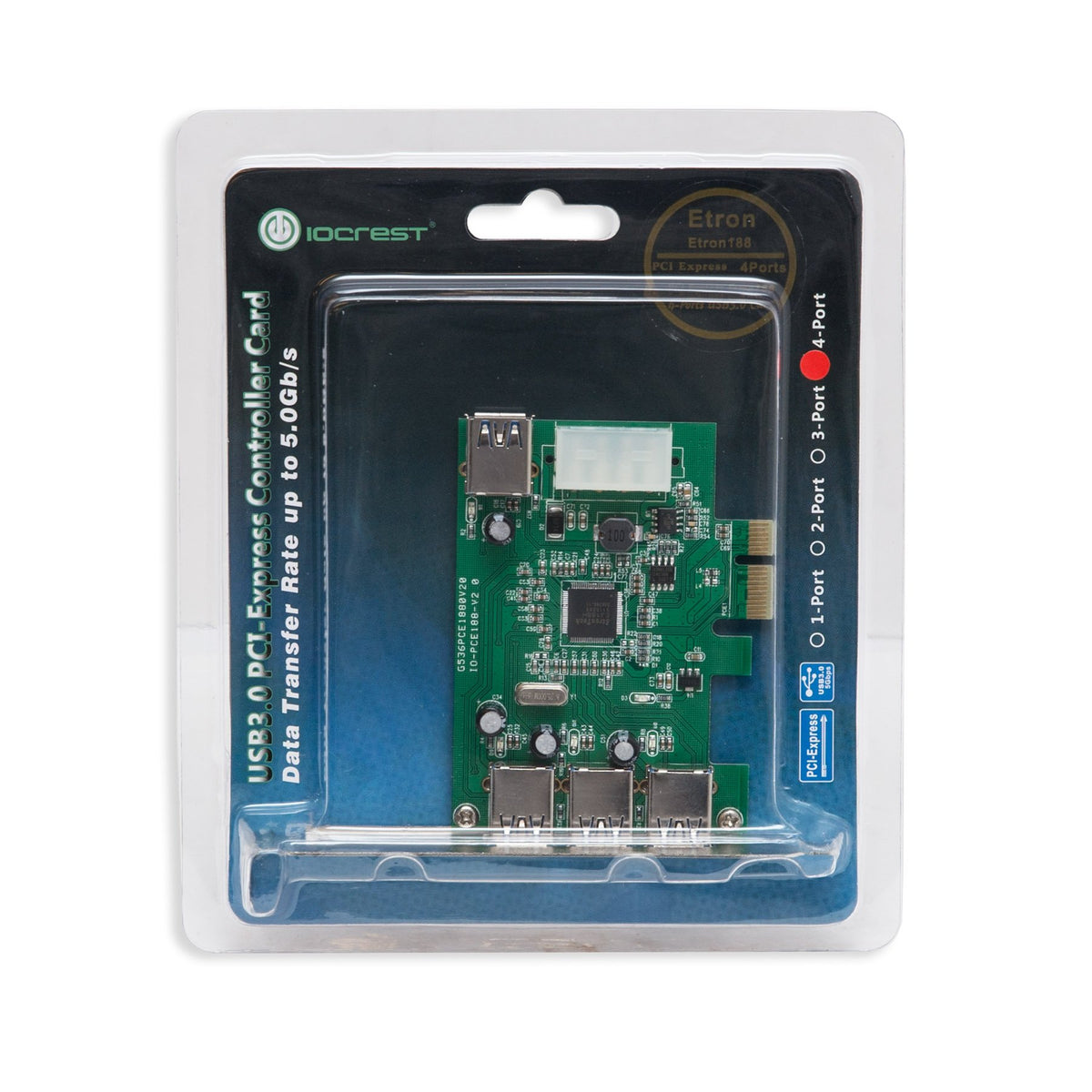 Syba USB 3.0 3 Port and 1 Internal Port PCI-e 2.0 x 1 Card SY-PEX20135