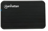 Manhattan Hi-Speed USB 2.0 2.5-Inch SATA Drive Enclosure, Black (130042)