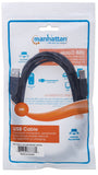 Manhattan 10-Feet Hi-Speed USB Device Cable A Male/B Male, Black (333382)