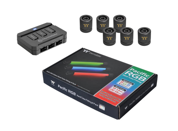 Thermaltake Pacific RGB LED 6-Pack PETG G 1/4