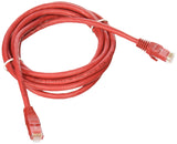 C2G 27862 Cat6 Crossover Cable - Snagless Unshielded Network Crossover Patch Cable, Red (7 Feet, 2.13 Meters)