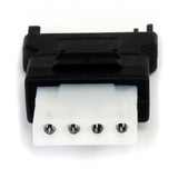 StarTech.com SATA to LP4 Power Cable Adapter - Power Adapter - SATA Power (M) to 4 pin Internal Power (F) - Black - LP4SATAFM