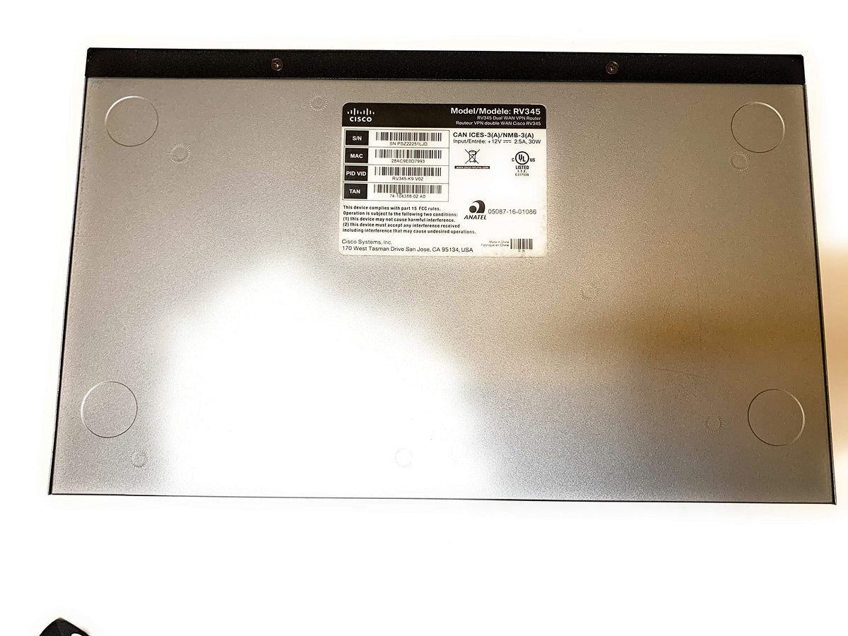 RV345 Dual WAN Gigabit