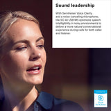 Samsung SC 40 USB MS (506498) - Single-Sided Business Headset | for Skype for Business | with HD Sound, Noise-Cancelling Microphone, USB Connector (Black)