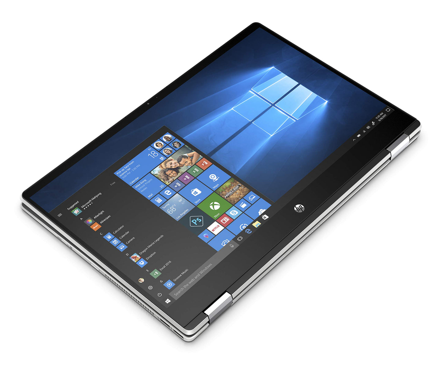 HP Pavilion 15" x360 Touchscreen Laptop (Intel Core i5-8265U, 8GB RAM, 1TB HDD+128GB SSD, Windows 10, Natural Silver) 15-dq0010nr