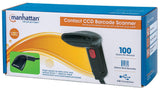 Scanner CCD, USB, RS232, Black
