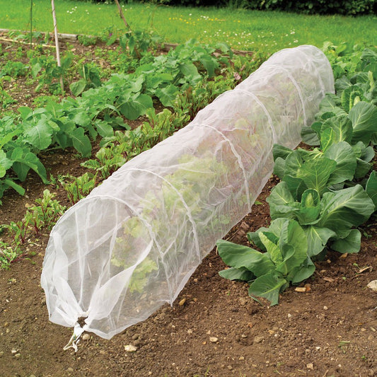 Gardman 7686 Insect Mesh Grow Tunnel, 10' Long x 18" High