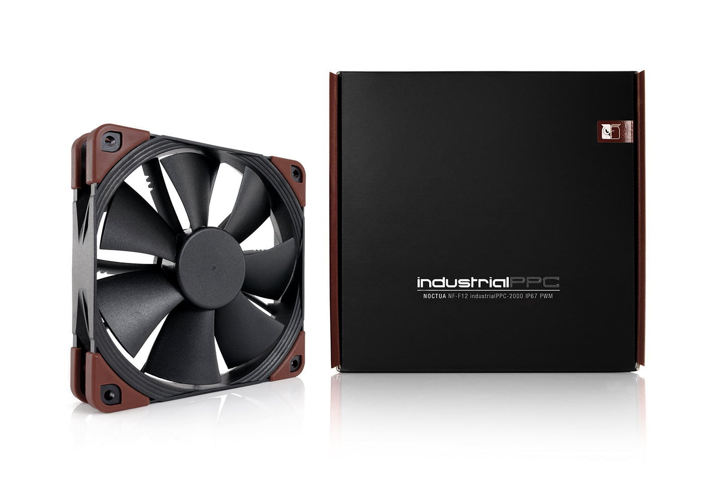 Noctua NF-F12 iPPC 2000 PWM, 4-Pin, Heavy Duty Cooling Fan with 2000RPM (120mm, Black)
