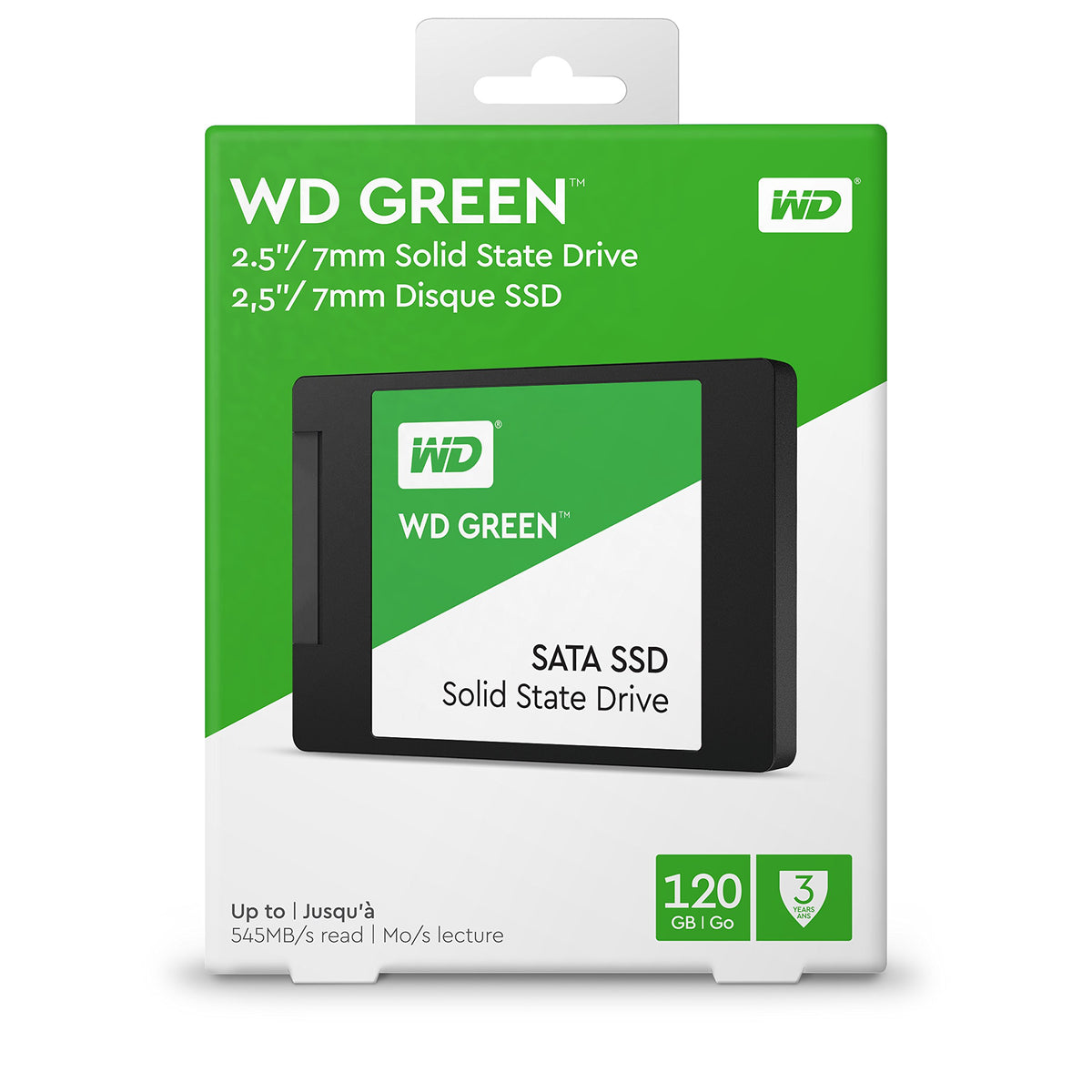 Western Digital 120GB Green 2.5" Internal Solid State Drive SATA Model WDS120G2G0A