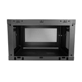 StarTech.com 6U Wall Mount Server Rack Cabinet - 2-Post Upto 15" Deep IT Network Equipment Rack Enclosure with Cable Management - 200lbs (RK616WALM)