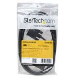 StarTech.com DB9 RS232 Serial Extension Male to Female Cable, 2m, Black (MXT1002MBK)