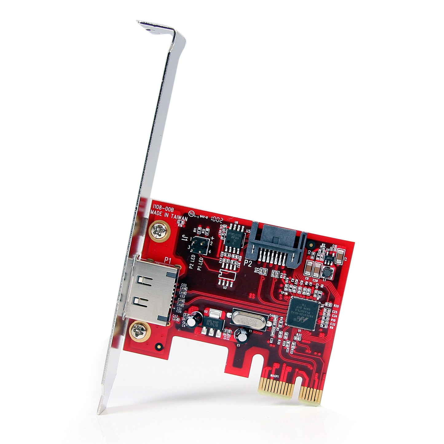 StarTech.com 1x eSATA + 1x SATA 6 Gbps PCI Express SATA Controller Card Adapter - eSATA Controller - PCIe eSATA (PEXSAT31E1)